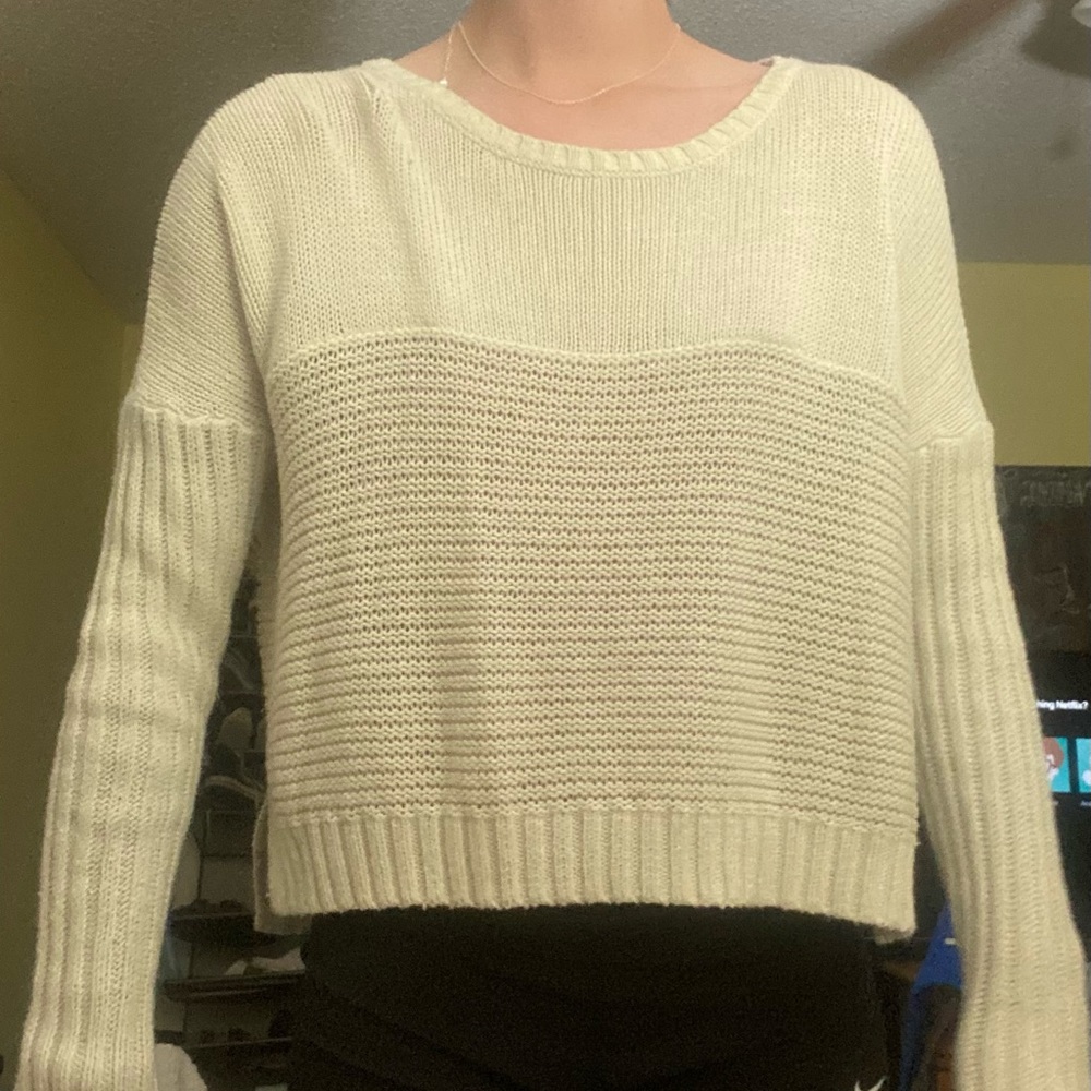 roxy cream sweater